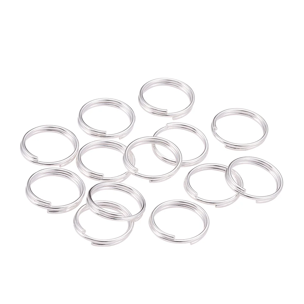 50-200 개/몫 4-20mm 오픈 점프 링 더블 루프 분할 링 커넥터 DIY 쥬얼리 만들기 용품