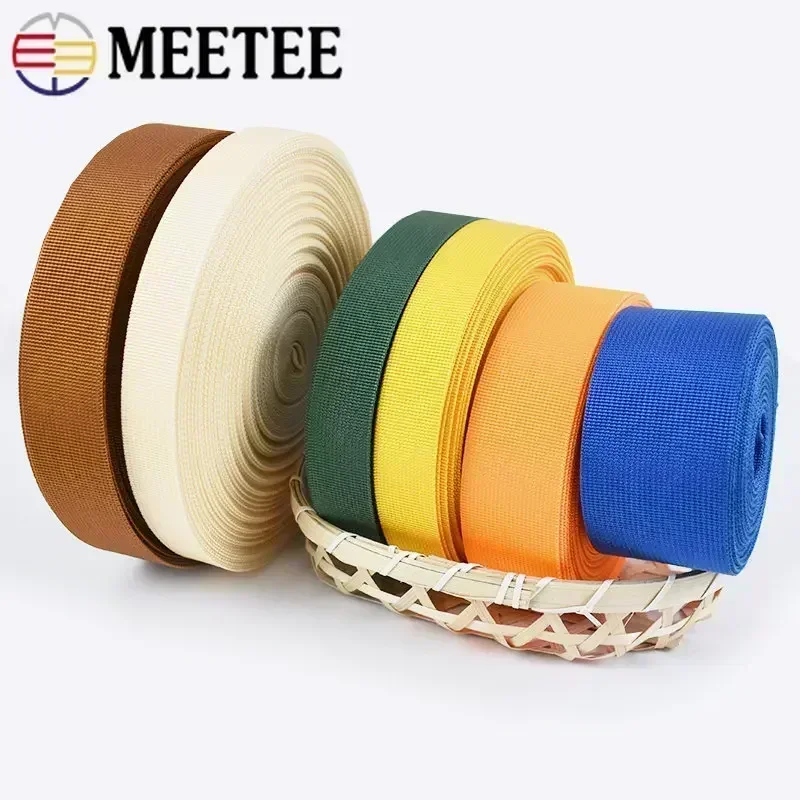 5 미터 20-38mm 육군 녹색 나일론 웨빙 테이프 트림 재봉 재료 안전 벨트 배낭 스트랩 가방 버클 의류 액세서리