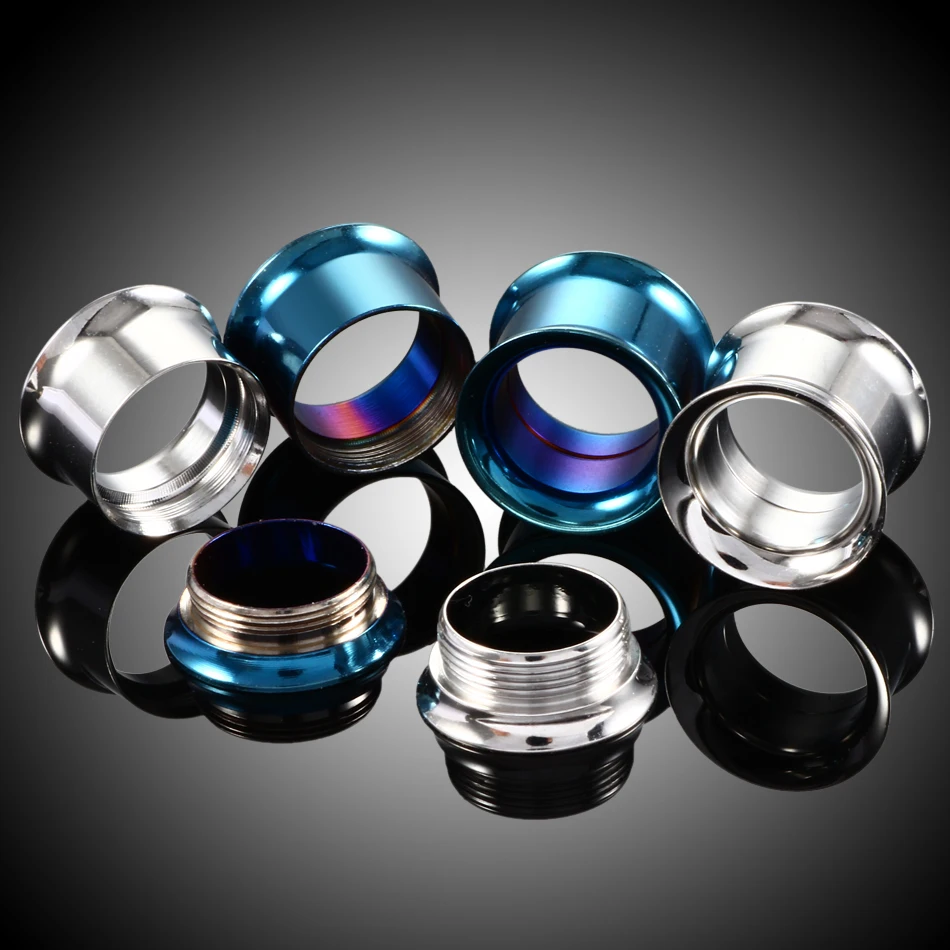 2 개/몫 2mm-30mm 스테인레스 스틸 귀 들장미 확장기 터널 및 플러그 귀걸이 나사 식 귀 확장 귀 확장