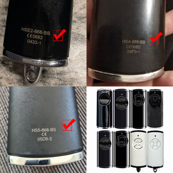 HORMANN HSE4 HSE2 HSE1 HS5 HS4 HS1 868 BS HSE4-868-BS HSE2-868-BS HS5-868-BS HS4-868-BS 차고 문/게이트 원격 제어 868MHz