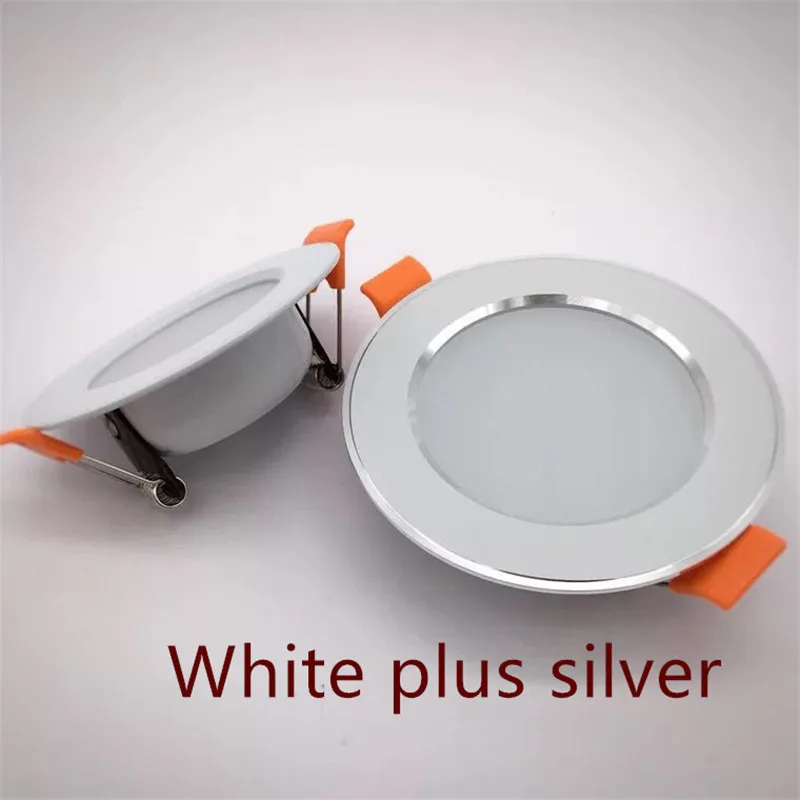 디밍이 가능한 LED 통 삼중 톤 조명 110/220V 스팟 5W 7W 9W 12W 15W LED 천장 통 조명 따뜻한 흰색 램프에 매립