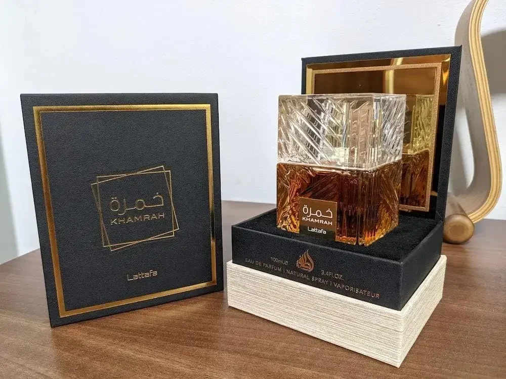 남성용 100ml 오리지널 Khamrah 향수 지속되는 향기 고품질 아랍어 향수 섹시한 T Darey Mens Cologne Wood Scent