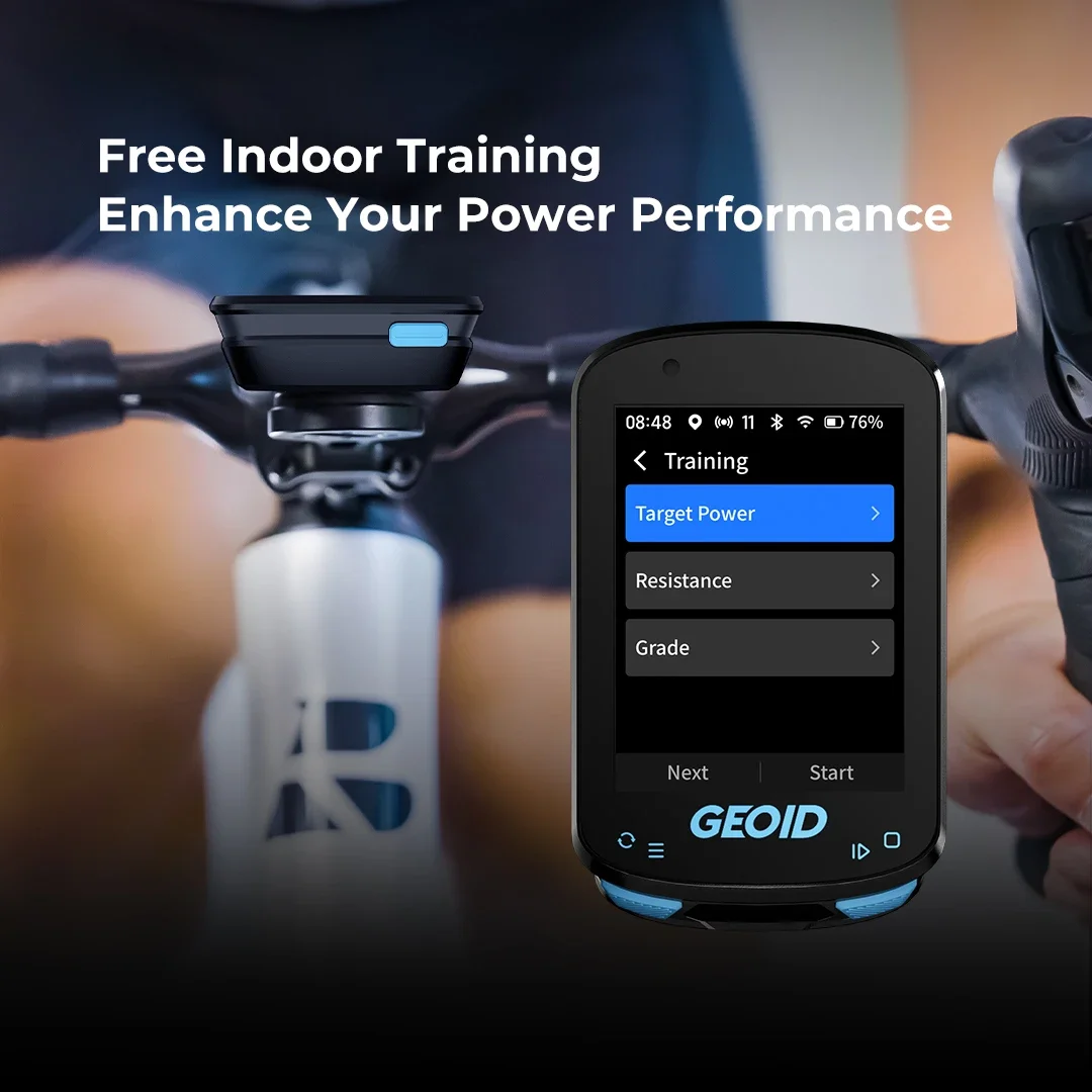 GEOID CC600 자동 WIFI ANT 주행 거리계 IPX7 자전거 네비게이션 시스템을 갖춘 무선 스마트 자전거 컴퓨터 속도계