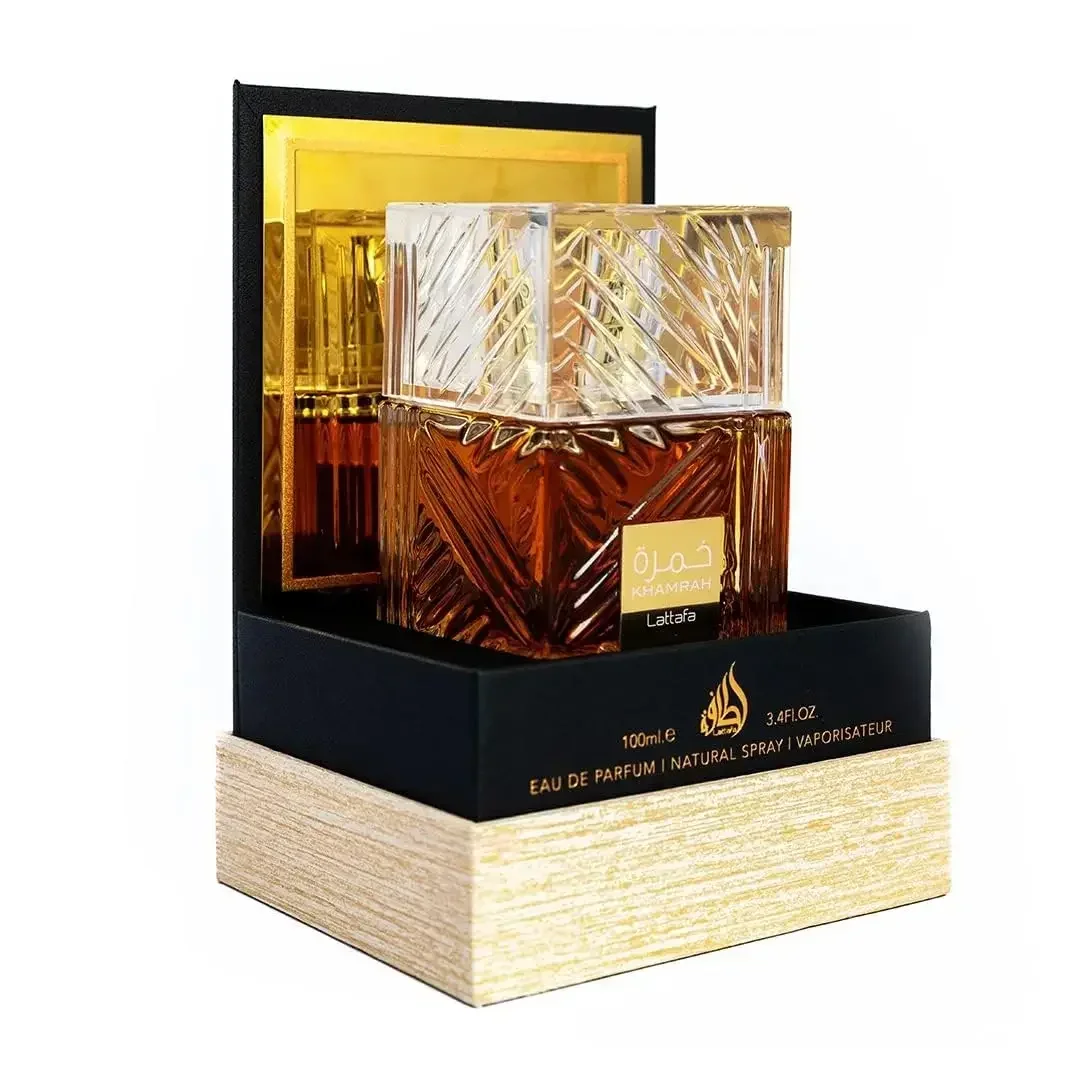 남성용 100ml 오리지널 Khamrah 향수 지속되는 향기 고품질 아랍어 향수 섹시한 T Darey Mens Cologne Wood Scent