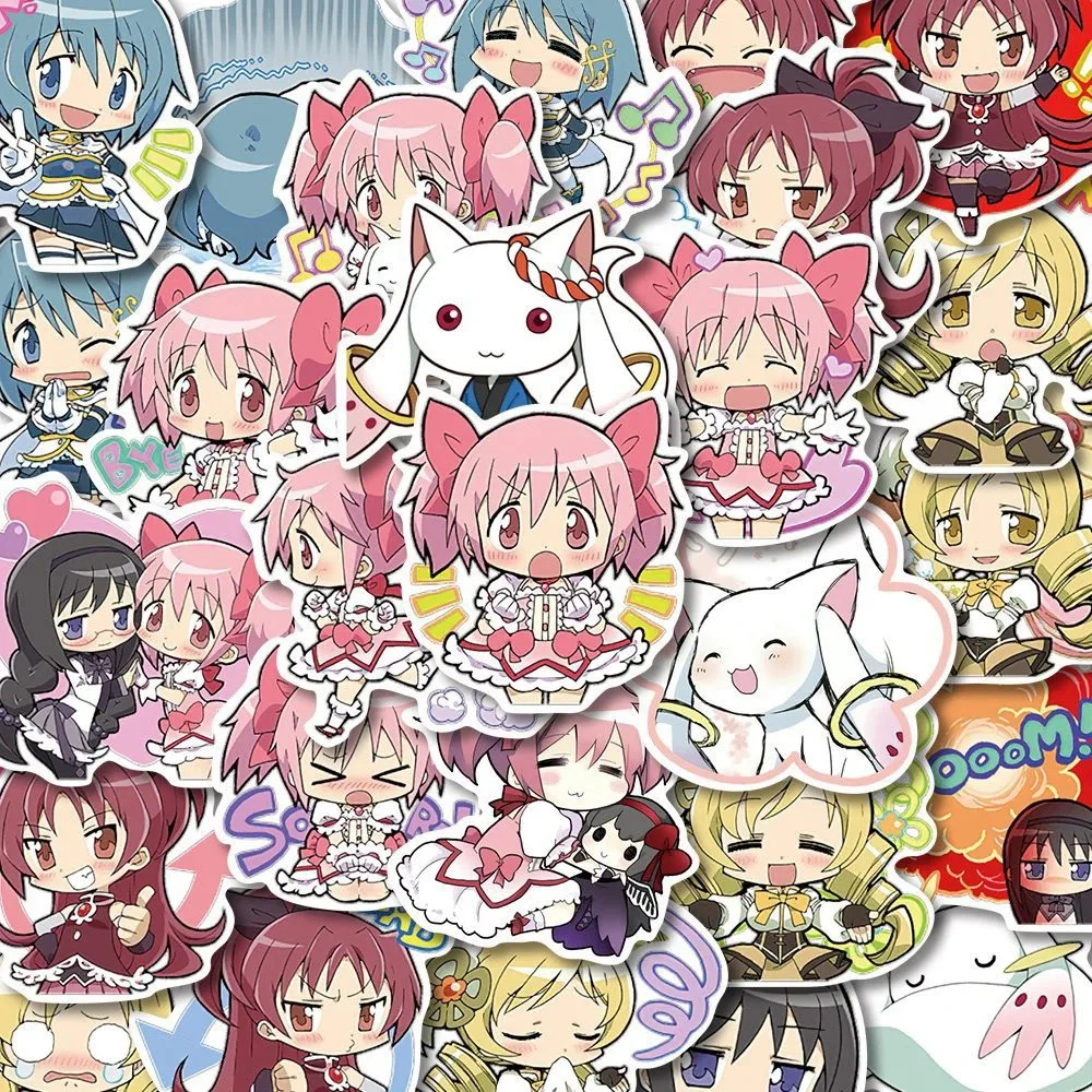10/30/48pcs 애니메이션 마법 소녀 마도카 Magica 스티커 Kawaii 만화 소녀 Kaname Madoka Akemi Homura 데칼 노트북 전화 자전거 title=10/30/48pcs 애니메이션 마법 소녀 마도카 Magica 스티커 Kawaii 만화 소녀 Kaname Madoka Akemi Homura 데칼 노트북 전화 자전거 