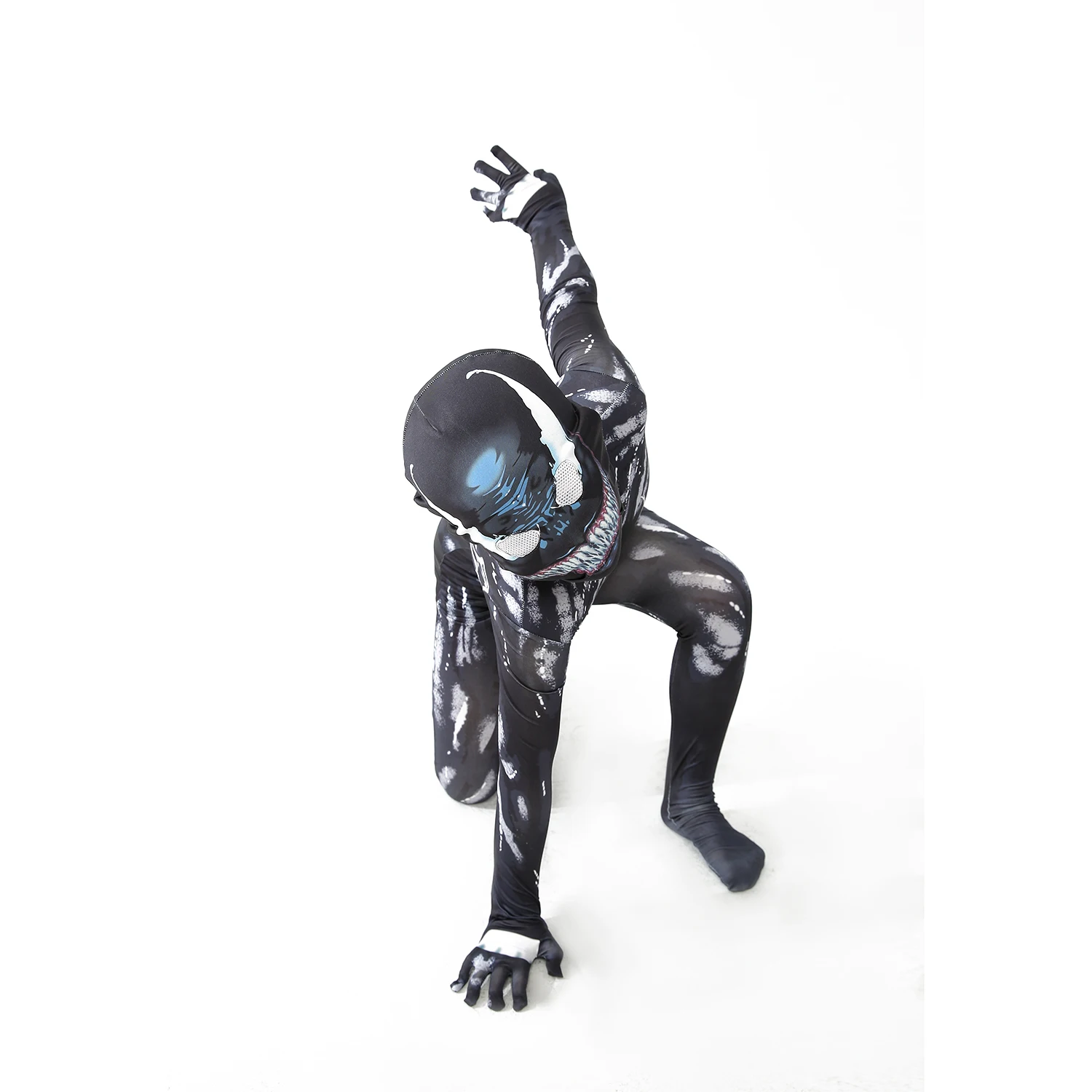 슈퍼 히어로 코스프레 할로윈 의상 forNew venom 의상 아동복 점프 슈트 소년 symbiote spidermancostumes