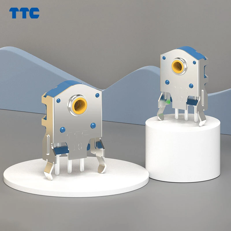 TTC 인코더 7/8/9/10/11/12/13/14/15/16mm 로터리 마우스 스크롤 골드 휠 인코더, 1.74mm 홀 마크, 20-40g PC 마우스 방진
