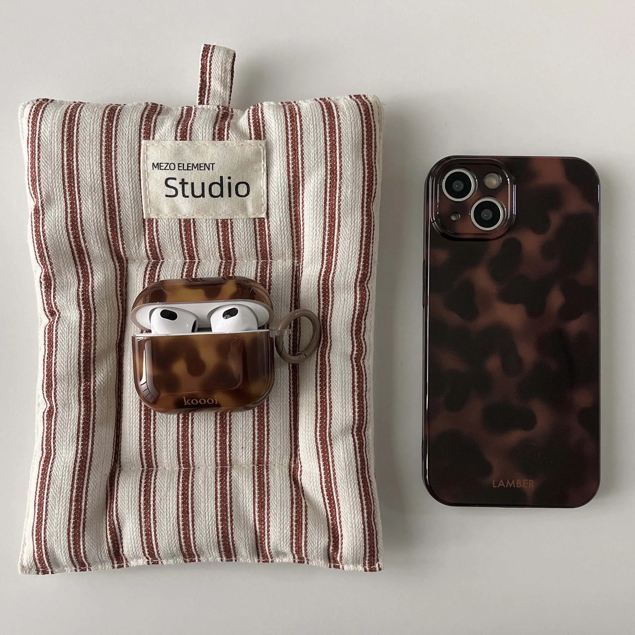Cool imd lamber 앰버 이어폰 케이스 ins 보호기 헤드셋 커버 apple airpods 2nd pro 2 3 4 1 무선 블루투스 충전 박스