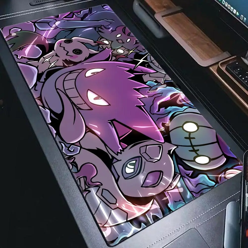 P-Pokemon-Gengar Grande 대형 게임용 마우스 패드, LockEdge 두꺼운 컴퓨터 키보드 테이블 책상 매트 title=P-Pokemon-Gengar Grande 대형 게임용 마우스 패드, LockEdge 두꺼운 컴퓨터 키보드 테이블 책상 매트 