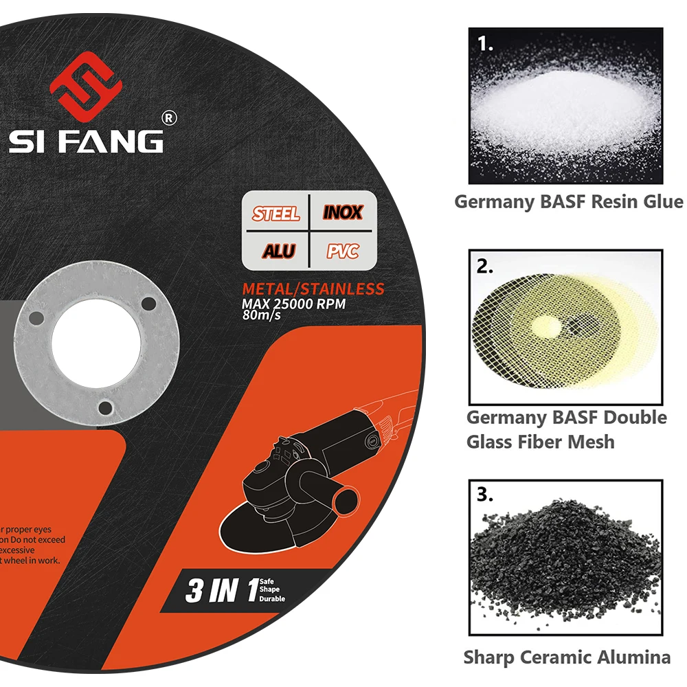 5pcs75mm 원형 수지 톱 블레이드 미니 커팅 디스크 그라인딩 휠 앵글 그라인더 액세서리 금속 목재 철 플라스틱 커팅 톱