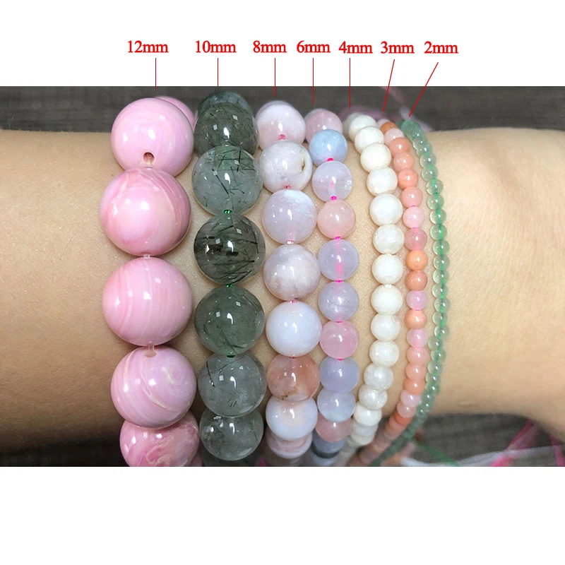 천연 석재 진한 파란색 옥수 옥 비즈 보석에 대 한 라운드 루즈 스페이서 비즈 4/6/8/10/12mm DIY 수제 팔찌 만들기
