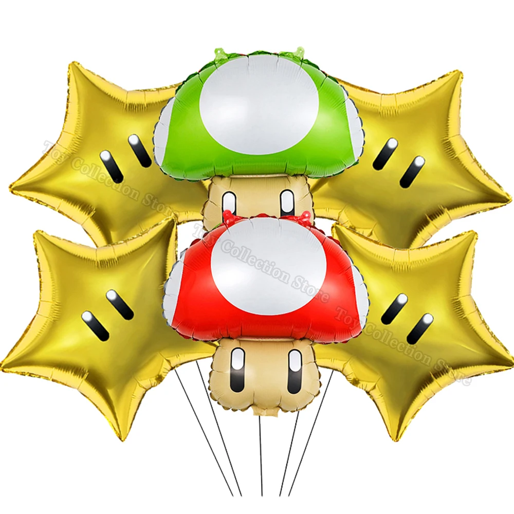 Marioed Luigi Super Bros 알루미늄 필름 풍선 세트, 파티 용품, 소년 소녀 DIY 파티 베이비 샤워 장식, 헬륨 글로보, 6 개 title=Marioed Luigi Super Bros 알루미늄 필름 풍선 세트, 파티 용품, 소년 소녀 DIY 파티 베이비 샤워 장식, 헬륨 글로보, 6 개 