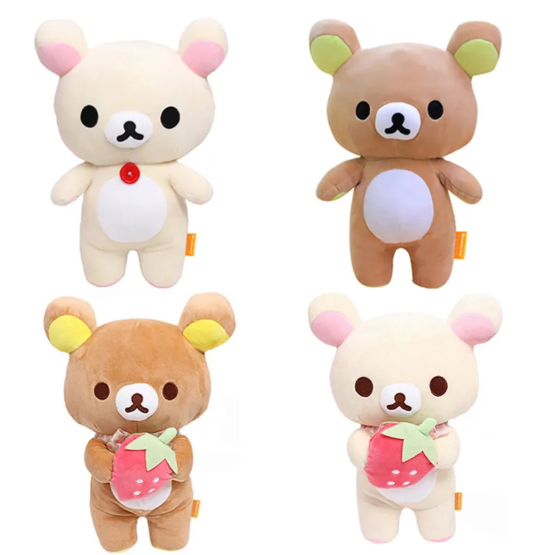 애니메이션 리락쿠마 만화 봉제 인형 부드러운 곰 장난감 카와이 룸 장식 테디 베어 플러시 귀여운 커플 곰 소녀를위한 크리스마스 선물 title=애니메이션 리락쿠마 만화 봉제 인형 부드러운 곰 장난감 카와이 룸 장식 테디 베어 플러시 귀여운 커플 곰 소녀를위한 크리스마스 선물 