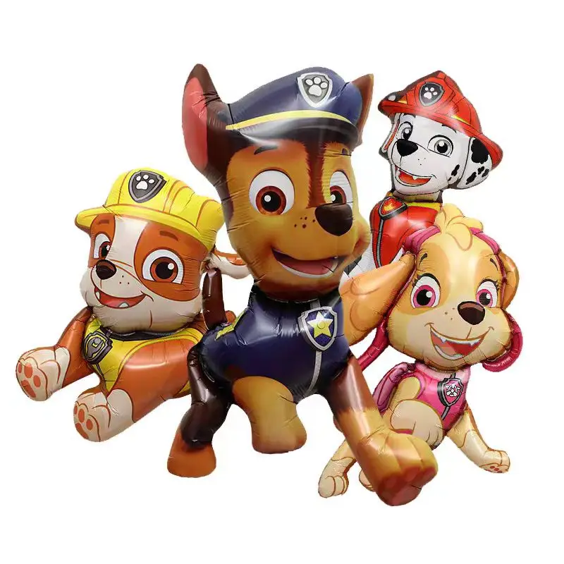 4pcs 발 순찰 테마 풍선 파티 장식 용품 구조 개 체이스 잔해 알루미늄 호일 풍선 어린이 생일 선물 title=4pcs 발 순찰 테마 풍선 파티 장식 용품 구조 개 체이스 잔해 알루미늄 호일 풍선 어린이 생일 선물 