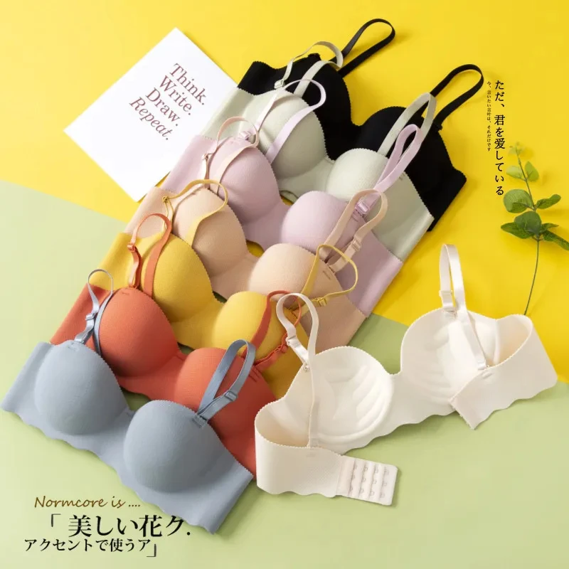 섹시한 브래지어는 여성을위한 원활한 속옷을 밀어 솔리드 컬러 무선 란제리 원피스 컨버터블 스트랩 브래지어를 수집 title=섹시한 브래지어는 여성을위한 원활한 속옷을 밀어 솔리드 컬러 무선 란제리 원피스 컨버터블 스트랩 브래지어를 수집 