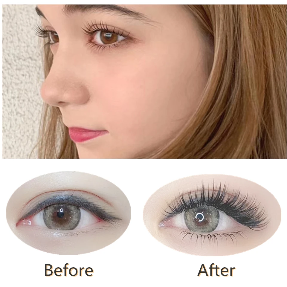 RUJADE 하단 속눈썹 5mm 6mm 7mm 8mm 속눈썹 아래 짧은 크기 낮은 속눈썹 자연 거짓 개별 속눈썹 확장