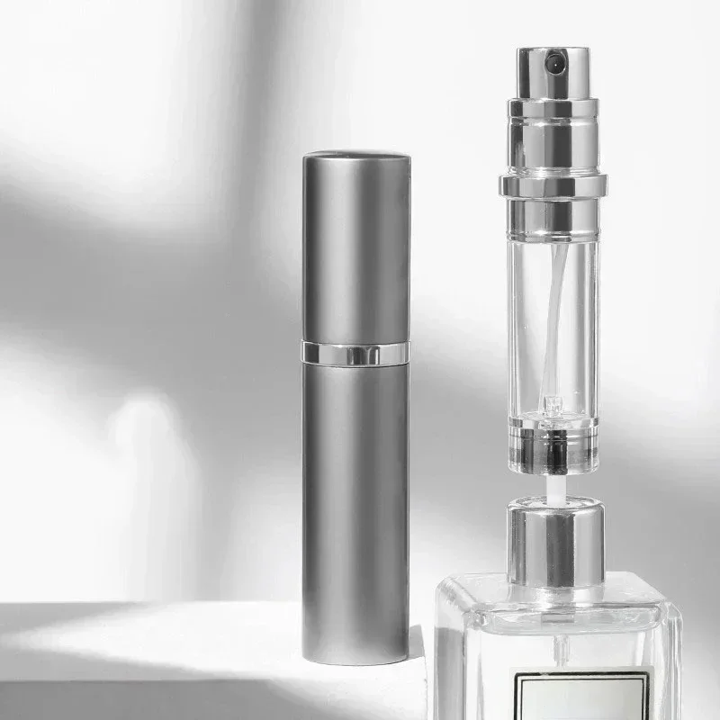 5ml 미니 휴대용 바닥 충전 펌프 향수 리필 스프레이 병 빈 화장품 용기 분무기 병 여행 리필
