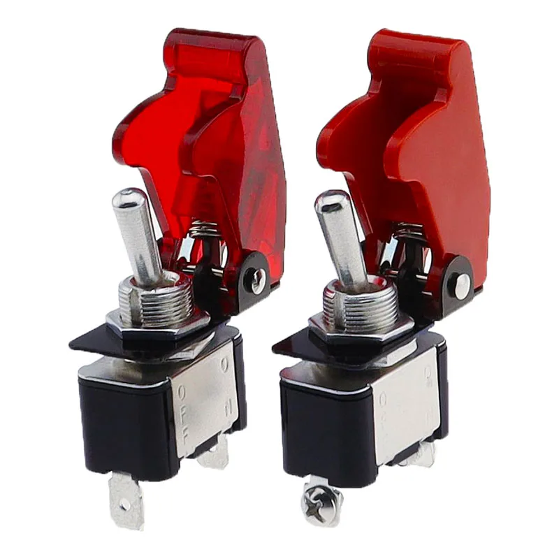 새로운 스타일 KN3A-101 토글 스위치 로커 암 2Pin 2/기어 ON-OFF10A 125V/250V AC 캡 일치 12V, 24V, 48V, 110V, 220V 범용