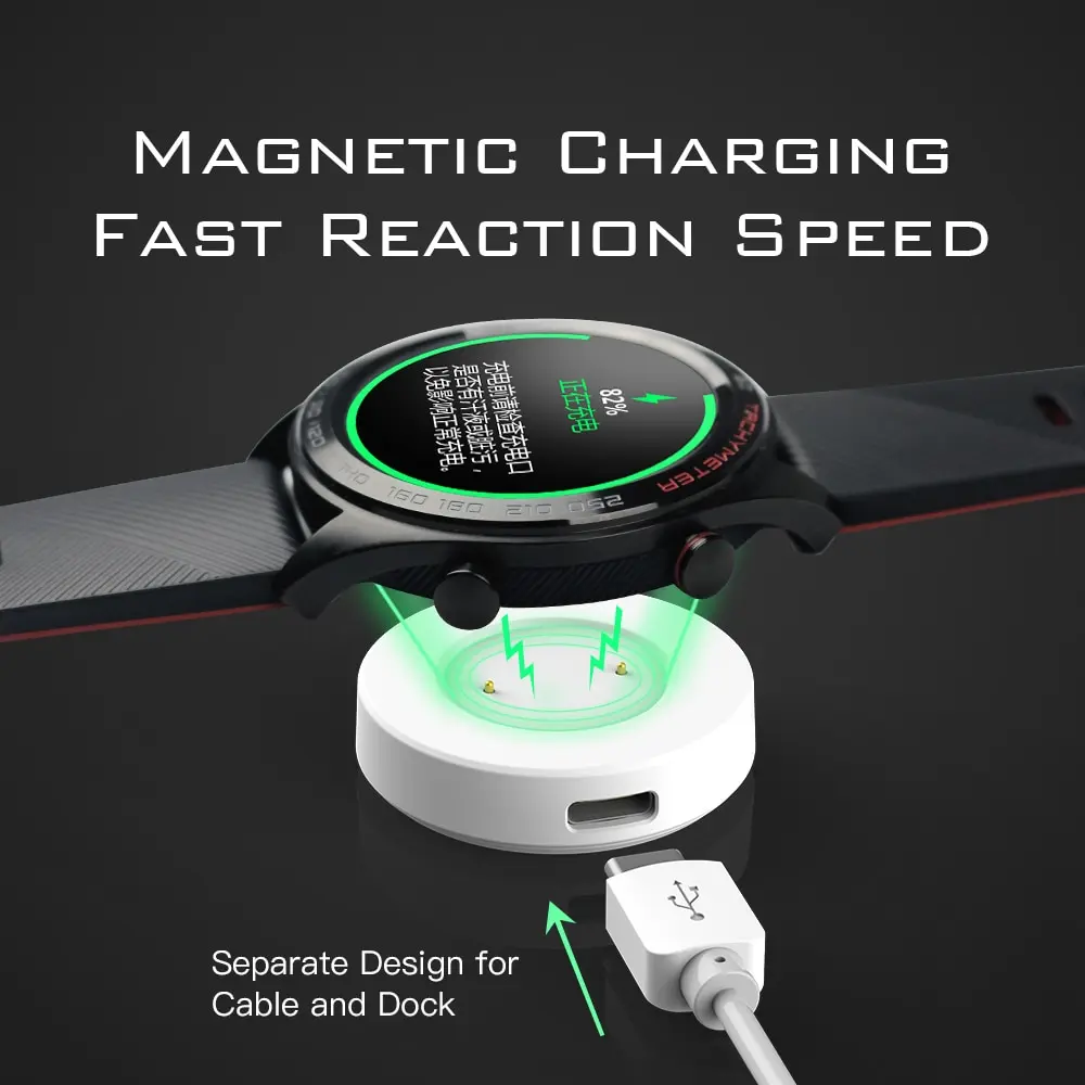 화웨이 시계 GT2 GT GT2e 명예 시계 매직 2 자기 무선 USB C 고속 충전 케이블베이스 용 스마트 시계 도크 충전기