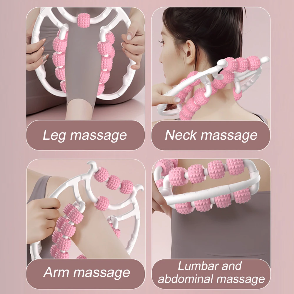 최신 20 휠 환형 다리 클램프 마사지 안티 셀룰 라이트 마사지 바디 슬리밍 롤러 마사지 바디 마사지 릴렉스