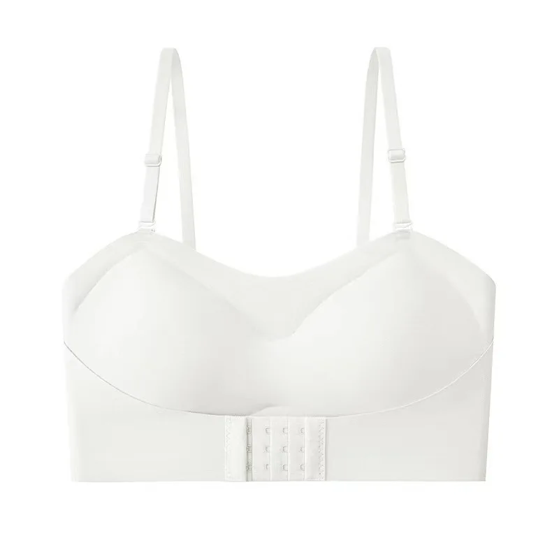 여성 Strapless 브래지어 원활한 튜브 탑 통기성 무선 웨딩 브래지어는 브래지어를 밀어 섹시한 여성 란제리 보이지 않는