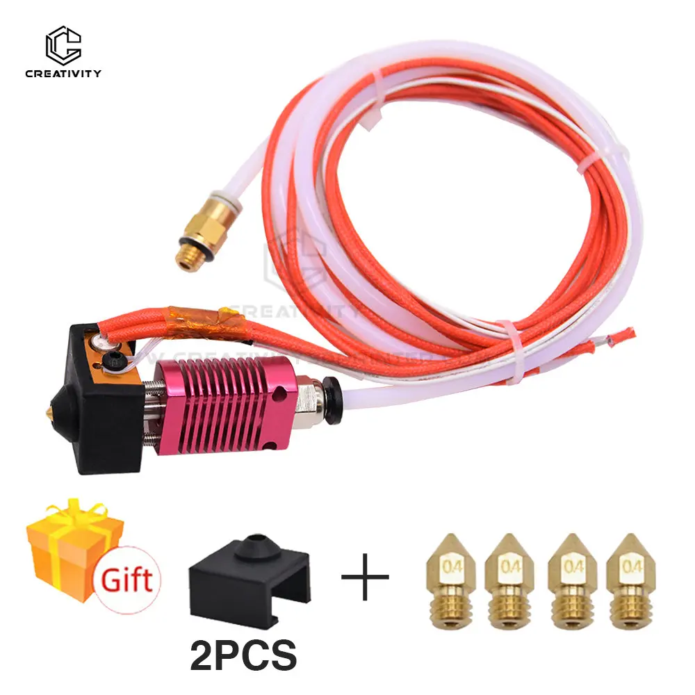 For Creality 엔더 3 금속 J 헤드 CR10 MK8 핫 엔드 압출기 키트 CR10 프로 엔더-3 V2 엔더 5  3D 프린터 용 열 블록 노즐 히터 서미스터 title=For Creality 엔더 3 금속 J 헤드 CR10 MK8 핫 엔드 압출기 키트 CR10 프로 엔더-3 V2 엔더 5  3D 프린터 용 열 블록 노즐 히터 서미스터 
