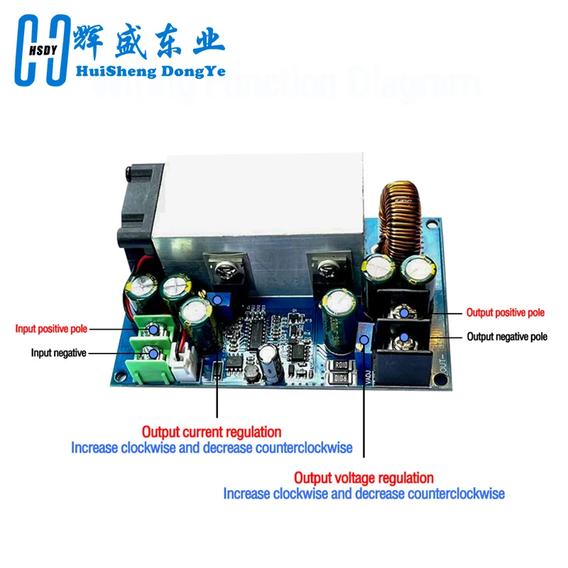 DC12-75V 600W 25A DC-DC 벅 정전압 정전류 컨버터 벅 레귤레이터 가변 전원 모듈