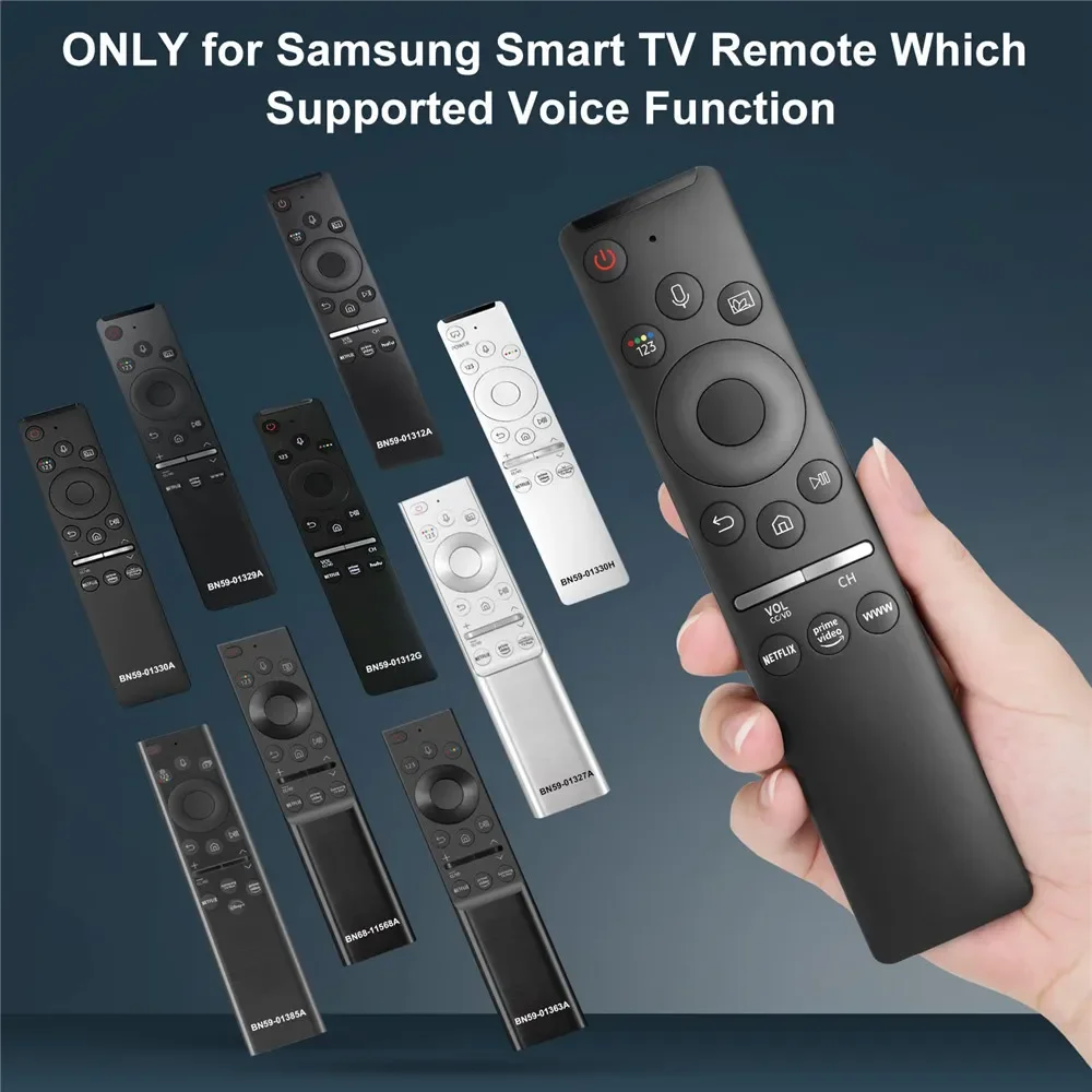 삼성 스마트 TV용 교체 음성 원격 제어 BN59-01312F 4K 8K QLED UHD Q60 Q70 Q80 Q90 8/9 시리즈 TU8000 AU8000