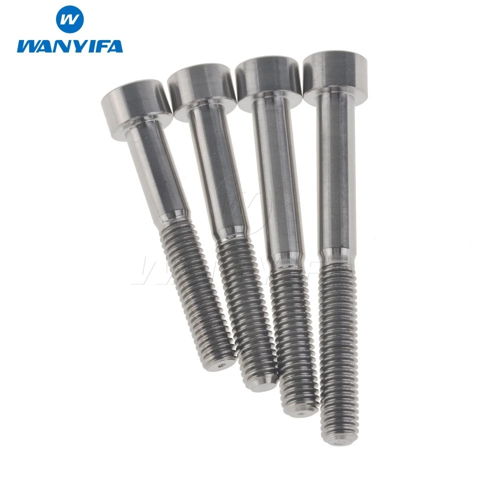 Wanyifa 티타늄 티 볼트 M6 x 10 15 16 18 20 25 30 35 40 45 50 55 60 65mm 자전거 헤드셋 브레이크 용 나사
