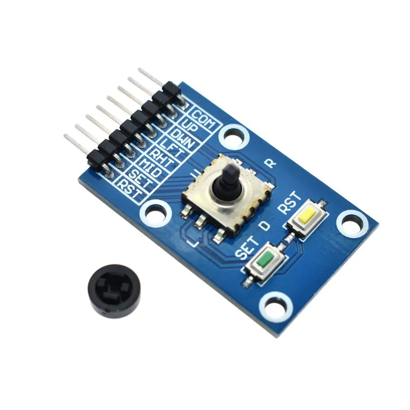 5 방향 탐색 버튼 모듈 MCU AVR 게임 Arduino 조이스틱 모듈 용 5D 로커 조이스틱 독립 키보드