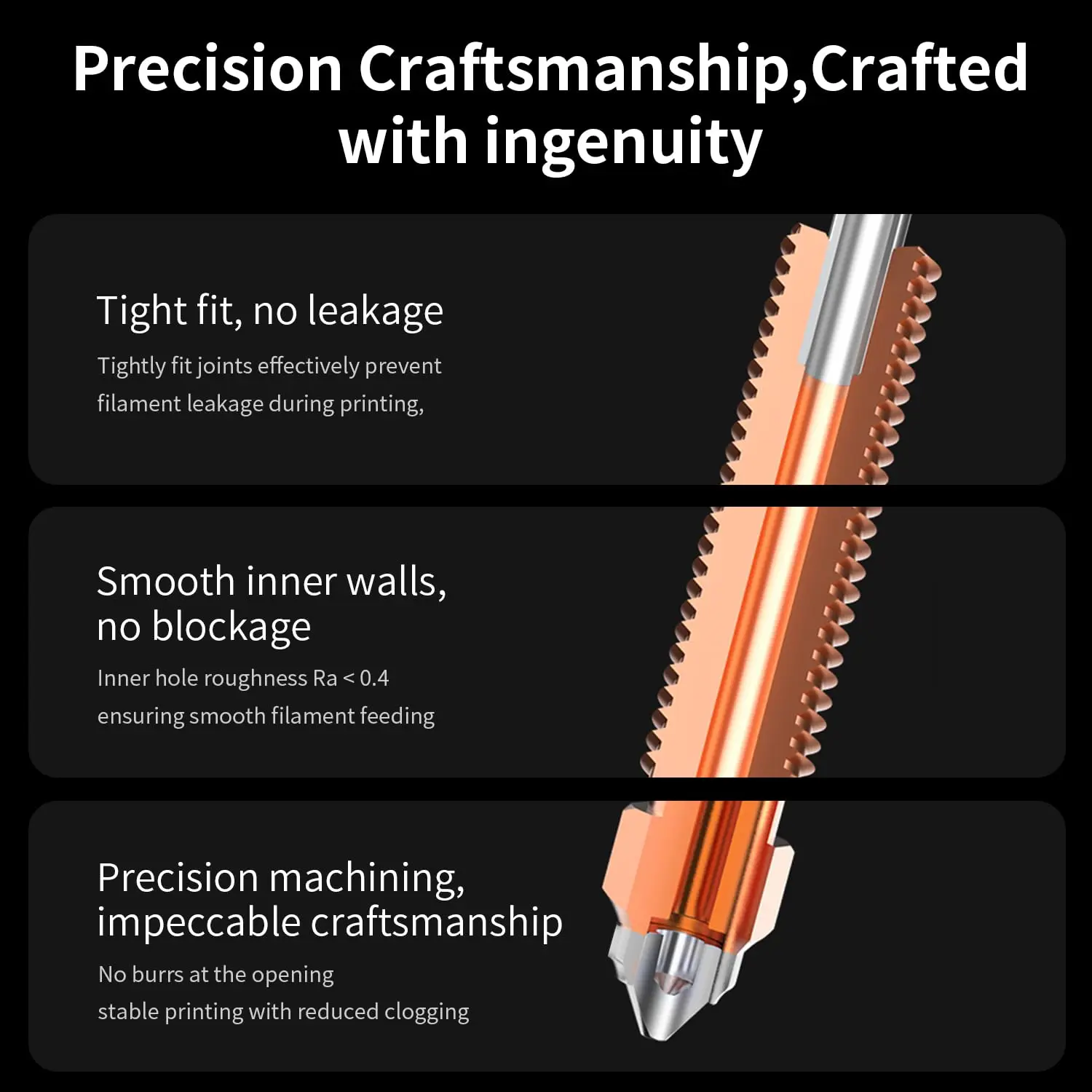 Creality 유니콘 퀵 스왑 깍지 키트, 빠른 설치, 고유량 인쇄, 업그레이드 소재, K1C_K1 Max_Ender-3 V3