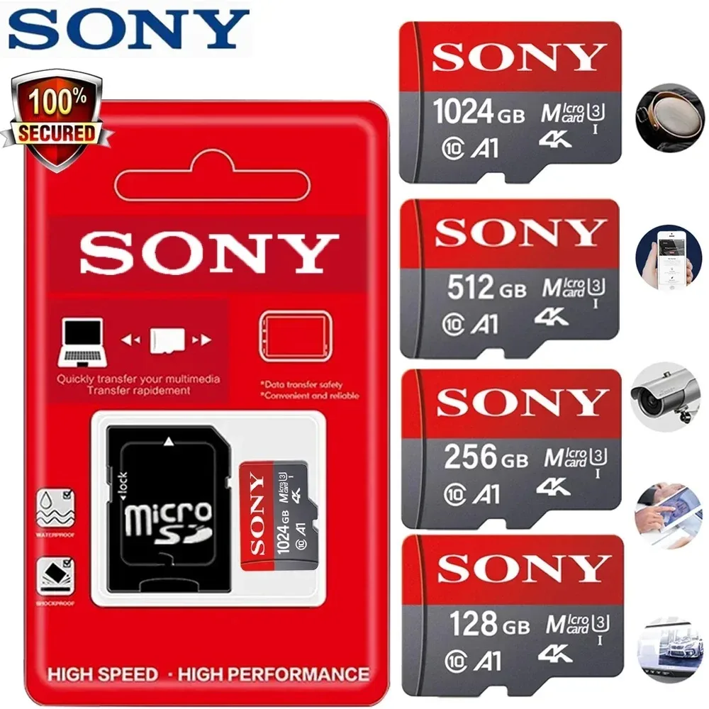 소니 마이크로 SD TF 카드 미니 1 테라바이트 메모리 카드 클래스 128GB 256GB 고속 Cartao De Memoria 플래시 메모리 TF Mecard C10 For Xiao Mi title=소니 마이크로 SD TF 카드 미니 1 테라바이트 메모리 카드 클래스 128GB 256GB 고속 Cartao De Memoria 플래시 메모리 TF Mecard C10 For Xiao Mi 