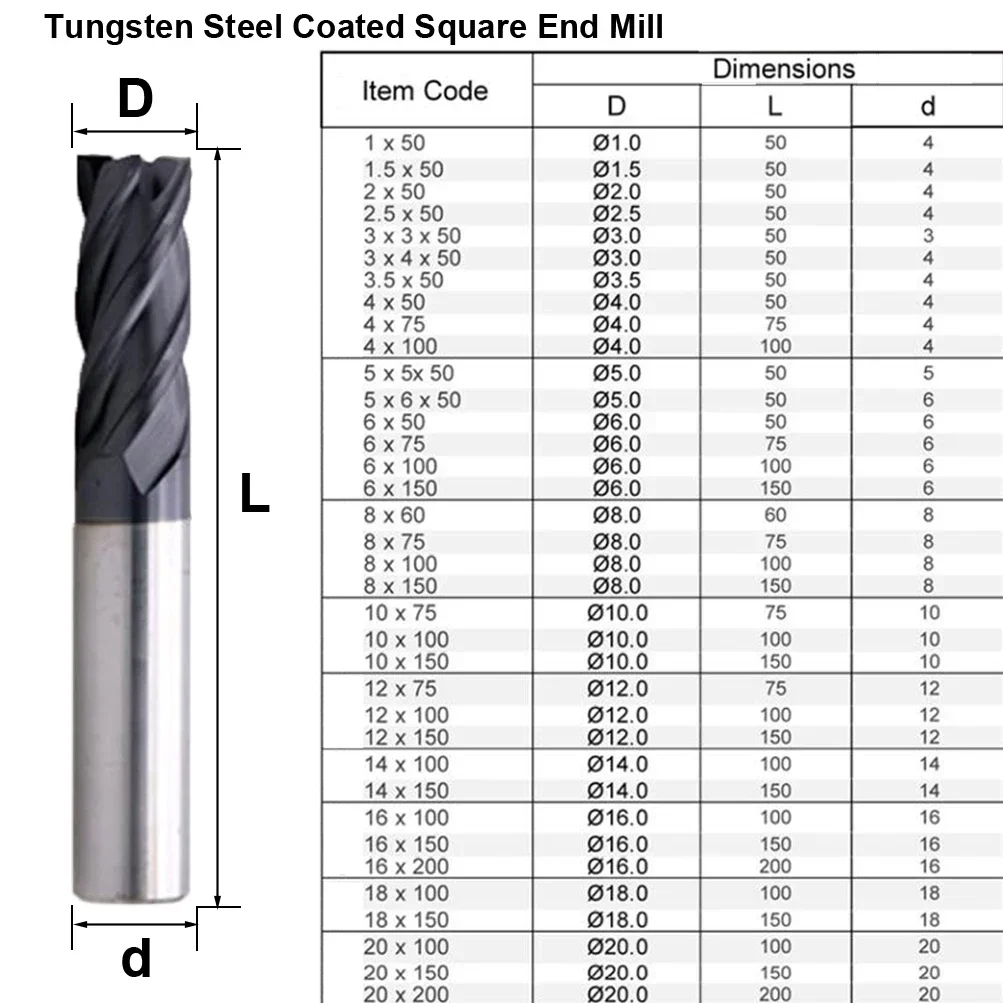 MZG 2 플루트 HRC45 HRC55 1 2 3 4 5 6 8 10 12 mm 구리 목재 밀링 커터 합금 초경 공구 텅스텐 강철 CNC 선반 엔드 밀