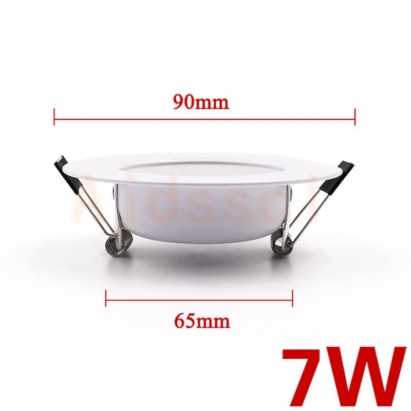 디밍이 가능한 LED 통 삼중 톤 조명 110/220V 스팟 5W 7W 9W 12W 15W LED 천장 통 조명 따뜻한 흰색 램프에 매립