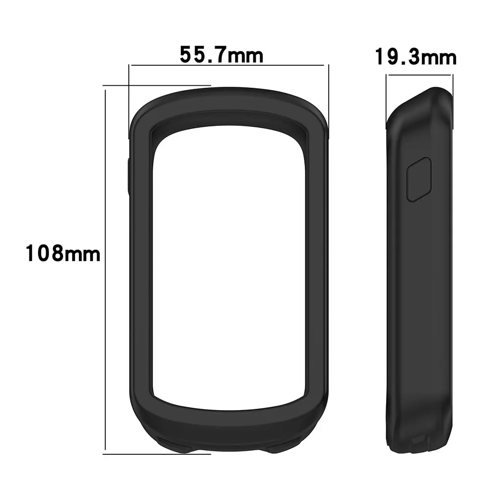 Garmin Edge Explore 2 보호 케이스 + 유리 필름 보호 커버 용 2 in 1 Garmin Explore2 용 자전거 자전거 실리콘 케이스