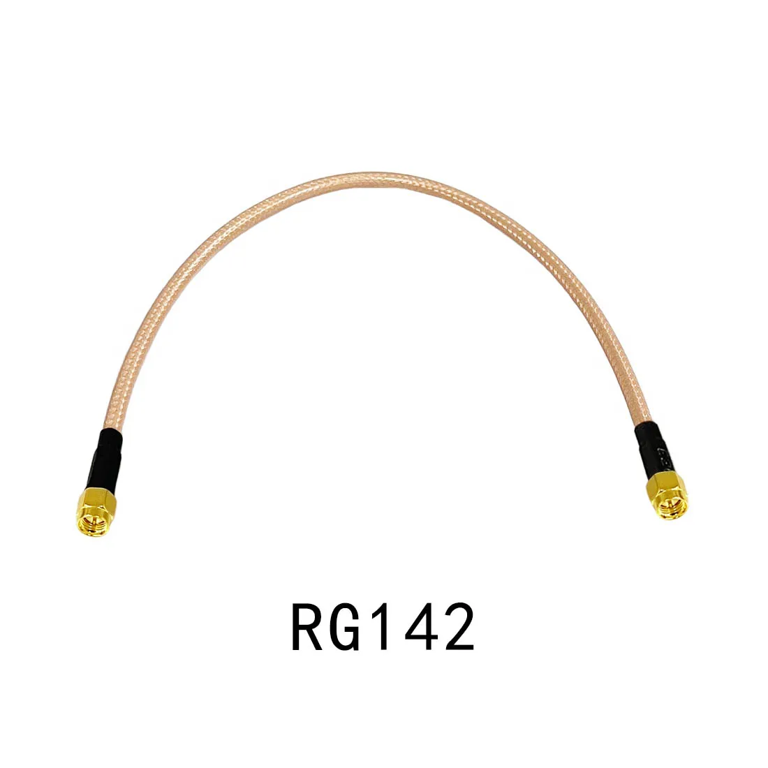 SMA 수-SMA 수 플러그 잭 RF 커넥터 피그테일 연장 케이블, RG174 RG178 RG316 RG58 RG142