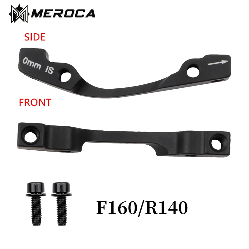 MEROCA 자전거 디스크 브레이크 어댑터 Mtb 디스크 브레이크 변환기 산악 자전거 브래킷 사이클링 캘리퍼스 마운트 160 180 203mm 로터