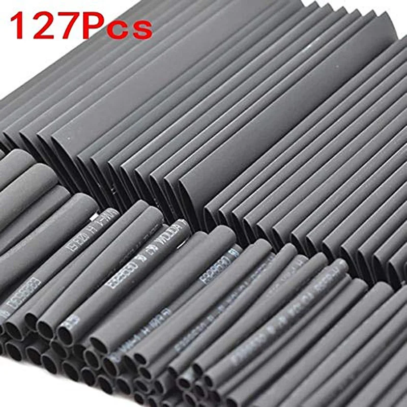 127Pcs 열 수축 튜브 슬리브 튜브 구색 키트 전기 연결 전기 와이어 랩 케이블 방수 수축 2:1 title=127Pcs 열 수축 튜브 슬리브 튜브 구색 키트 전기 연결 전기 와이어 랩 케이블 방수 수축 2:1 