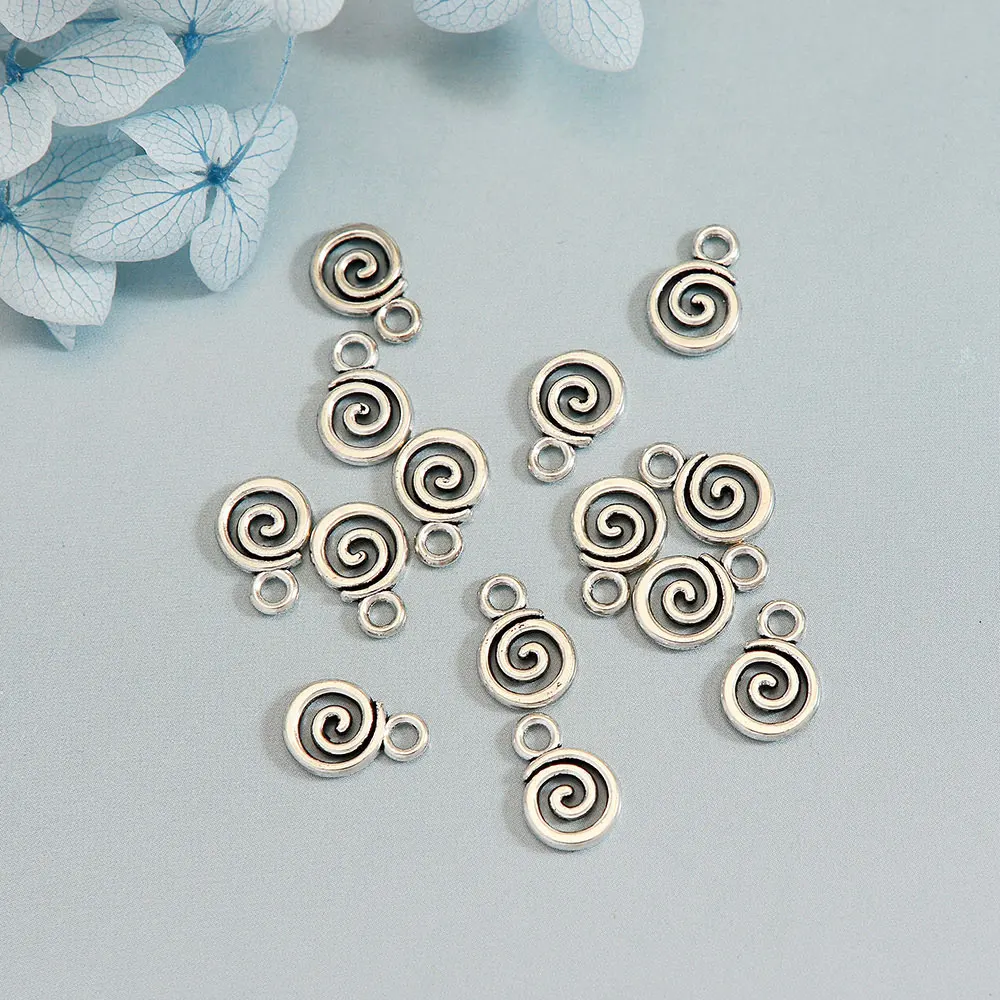 30 개/몫-12x8mm 미니 소용돌이 나선형 나사 매력 DIY 쥬얼리에 대한 헬릭스 첨탑 Volution 펜던트 용품 도매 대량 만들기 title=30 개/몫-12x8mm 미니 소용돌이 나선형 나사 매력 DIY 쥬얼리에 대한 헬릭스 첨탑 Volution 펜던트 용품 도매 대량 만들기 