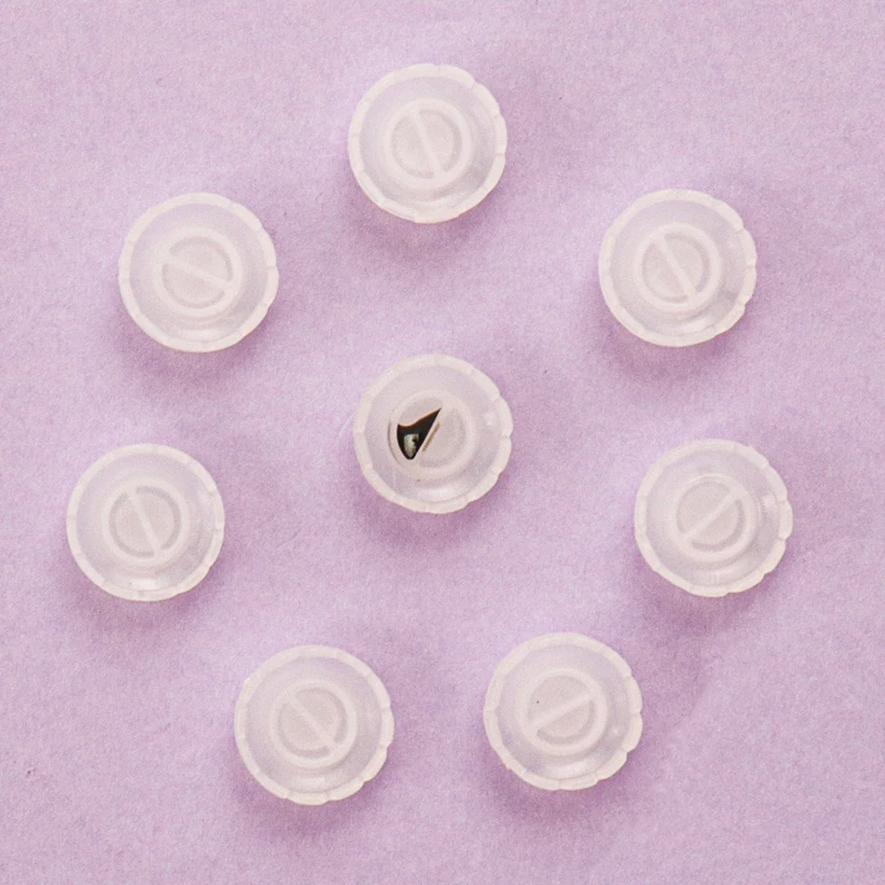 100pcs 개별 속눈썹 접착제 홀더 접목 가짜 속눈썹 화이트 핑크 꽃 컵 링 속눈썹 연장 접착제 스탠드 도구