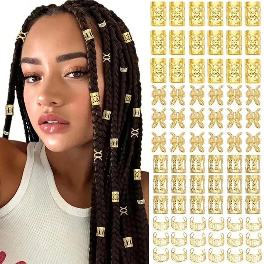 40PCS 합금 헤어 쥬얼리 머리 커프스 머리띠 금속 Dreadlock 비즈 헤어 커프스 반지 멀티 스타일 머리띠 액세서리 title=40PCS 합금 헤어 쥬얼리 머리 커프스 머리띠 금속 Dreadlock 비즈 헤어 커프스 반지 멀티 스타일 머리띠 액세서리 
