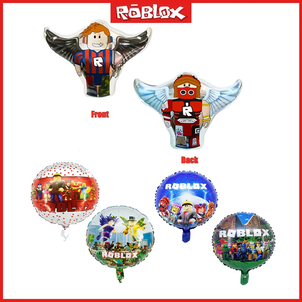 ROBLOX 생일 호일 풍선 세트 만화 파티 장식 용품 베이비 샤워 호의 게임 선물 번호 풍선 소년 장난감 diy