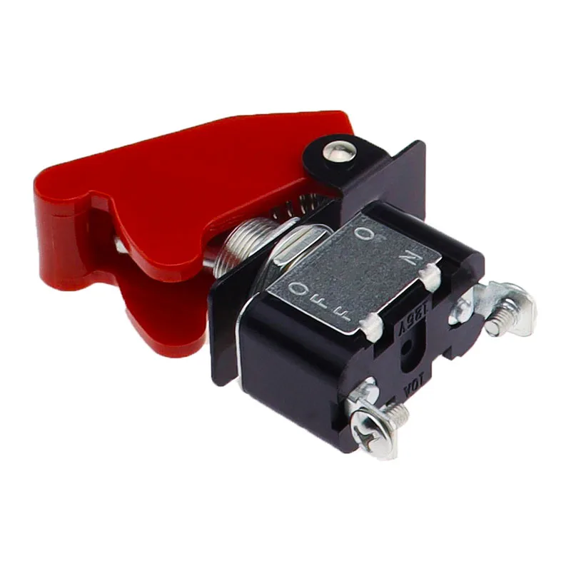 새로운 스타일 KN3A-101 토글 스위치 로커 암 2Pin 2/기어 ON-OFF10A 125V/250V AC 캡 일치 12V, 24V, 48V, 110V, 220V 범용