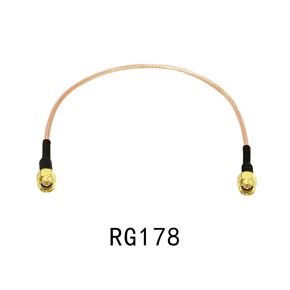 SMA 수-SMA 수 플러그 잭 RF 커넥터 피그테일 연장 케이블, RG174 RG178 RG316 RG58 RG142