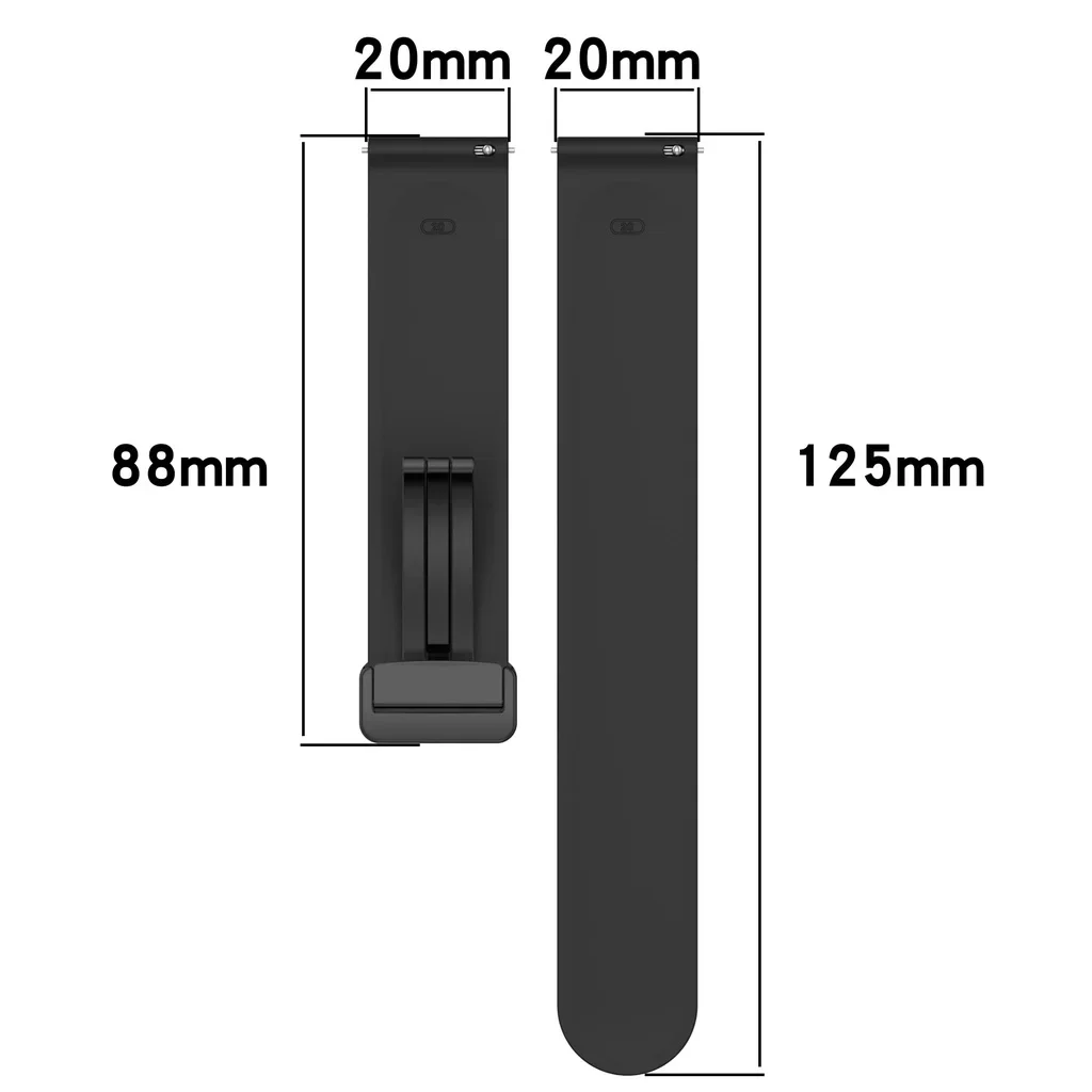 C20 프로용 마그네틱 접이식 버클 밴드, 실리콘 스트랩, C20 프로 시계 밴드 팔찌, 22mm, 신제품