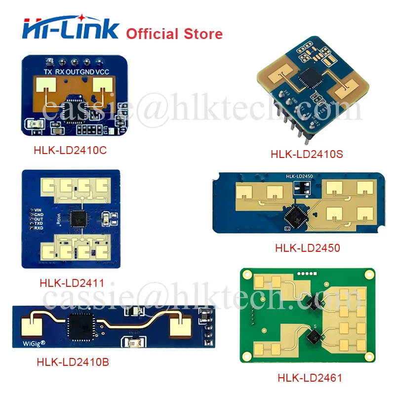HiLink HLK-LD2410B LD2410C LD2420 LD2450 24Ghz 스마트 인간 존재 레이더 모듈 다단계 지능형 매개 변수 조정 title=HiLink HLK-LD2410B LD2410C LD2420 LD2450 24Ghz 스마트 인간 존재 레이더 모듈 다단계 지능형 매개 변수 조정 
