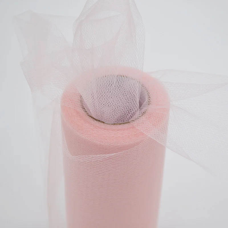 25 yards/lot 6 inch 조직 tulle 롤 웨딩 장식 투투 스풀 공예 생일 파티 베이비 샤워 웨딩 장식 용품