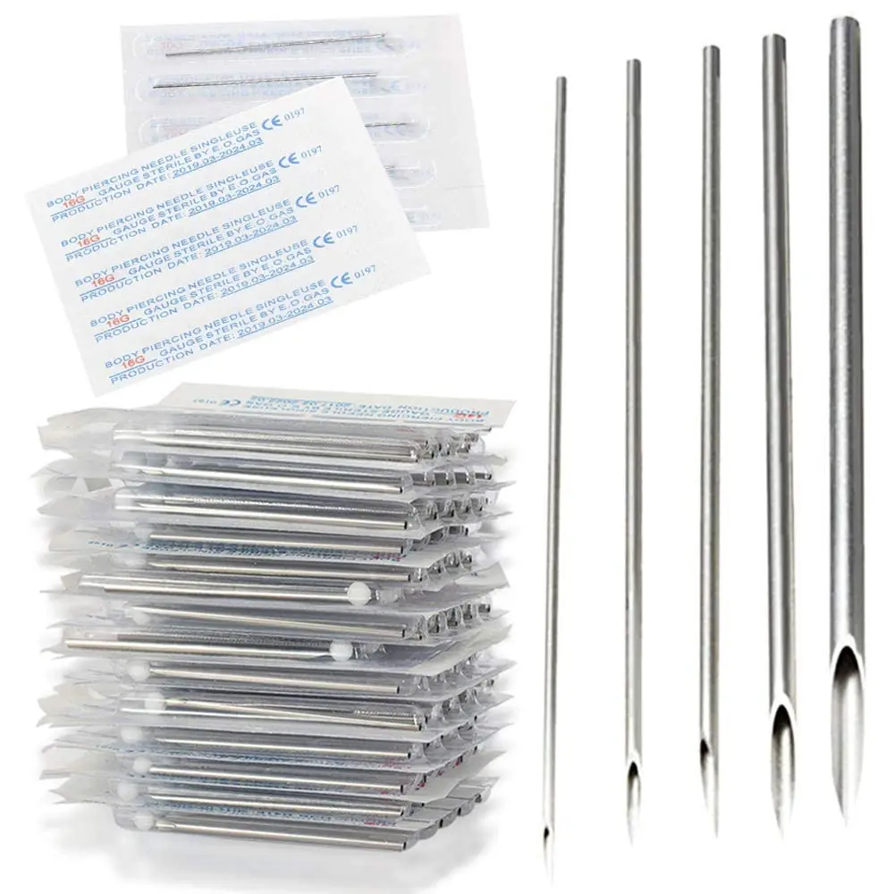 12G 14G 16G 18G 20G 5/10/30/50pcs 피어싱 바늘 일회용 바디 피어싱 바늘 귀 코 배꼽 젖꼭지 피어싱 피어싱 키트 title=12G 14G 16G 18G 20G 5/10/30/50pcs 피어싱 바늘 일회용 바디 피어싱 바늘 귀 코 배꼽 젖꼭지 피어싱 피어싱 키트 