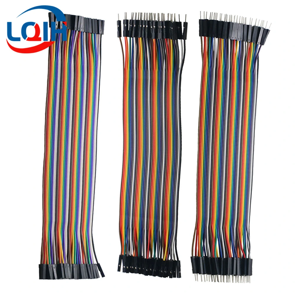 40-120PCS Dupont 라인 10/15/20CM 30CM 40Pin 남성-남성 + 남성-여성 여성-여성 점퍼 와이어 DIY 키트 용 Dupont 케이블 title=40-120PCS Dupont 라인 10/15/20CM 30CM 40Pin 남성-남성 + 남성-여성 여성-여성 점퍼 와이어 DIY 키트 용 Dupont 케이블 