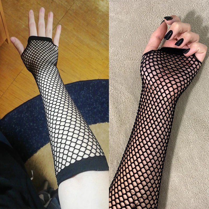 여성 패션 네온 Fishnet 핑거리스 긴 장갑 다리 팔 커프 파티 착용 여성을위한 멋진 드레스 섹시한 아름다운 팔 따뜻하게 title=여성 패션 네온 Fishnet 핑거리스 긴 장갑 다리 팔 커프 파티 착용 여성을위한 멋진 드레스 섹시한 아름다운 팔 따뜻하게 